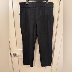 SPANX Women’s Ponte Slim Straight Charcoal Dress Pants